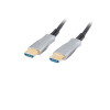 Lanberg CA-HDMI-20FB-0100-BK HDMI - HDMI 2.0 Aktív optikai kábel 10m - Fekete