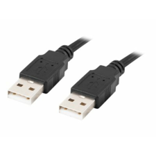 Lanberg cable USB-A M/M 2.0 1.0m black kábel és adapter