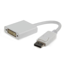 Lanberg Displayport - DVI-D (Apa-Anya) Adapterkábel Fehér kábel és adapter