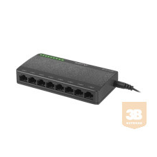 Lanberg DSP1-0108 Lanberg Switch DSP1-0108 8-Port 100MB/S Desktop hub és switch