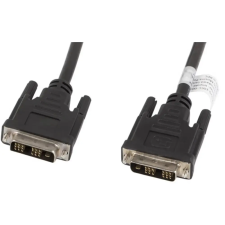 Lanberg DVI-D Összekötő Fekete 3m CA-DVIS-10CC-0030-BK kábel és adapter