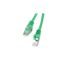 Lanberg FTP Cat6 Patch kábel 10m Zöld (PCF6-10CC-1000-G) kábel és adapter