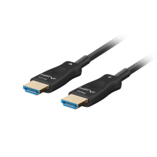 Lanberg HDMI 2.1 Összekötő Fekete 10m CA-HDMI-30FB-0100-BK kábel és adapter