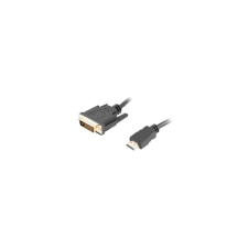 Lanberg HDMI - DVI-D(24+1) kábel 3m Fekete kábel és adapter