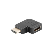  LANBERG HDMI(M)->HDMI(F) ADAPTER BALRA SZÖGBEN FEKETE kábel és adapter
