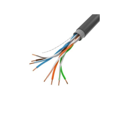 Lanberg kültéri UTP kábel CU Cat5e 305m fekete (LCU5-21CU-0305-BK ) (LCU5-21CU-0305-BK) kábel és adapter