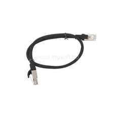 Lanberg patch kábel Cat5e UTP 0,5 m (fekete) (PCU5-10CC-0050-BK) kábel és adapter