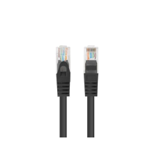Lanberg Patchcord cat.5e 0.25M UTP black kábel és adapter
