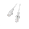 Lanberg Patchcord RJ45 CAT6 UTP kábel 1m szürke (PCU6-10CC-0100-S) (PCU6-10CC-0100-S) - UTP