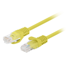 Lanberg PCU6-20CC-0100-Y Sárga 1 M Cat6 U/UTP (UTP) kábel és adapter