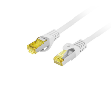 Lanberg S/FTP CAT6a Patch kábel 0.25m Szürke kábel és adapter