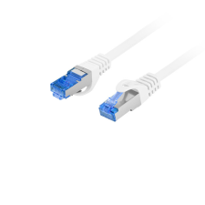 Lanberg S/FTP CAT6a Patch kábel 15m Fehér (PCF6A-10CC-1500-W) kábel és adapter