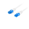Lanberg S/FTP CAT6a Patch kábel 1.5m Fehér