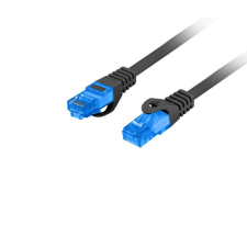 Lanberg S/FTP CAT6a Patch kábel 1.5m Fekete (PCF6A-10CC-0150-BK) kábel és adapter