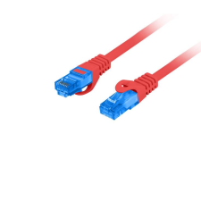 Lanberg S/FTP CAT6a Patch kábel 2m Piros (PCF6A-10CC-0200-R) kábel és adapter