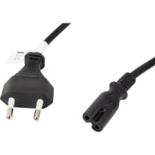Lanberg Tápkábel Lanberg 3 m (CA-C7CA-11CC-0030-BK) kábel és adapter