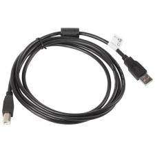Lanberg USB 2.0 AM-BM nyomtató kábel 1.8m (CA-USBA-11CC-0018-BK) kábel és adapter