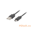 Lanberg USB 2.0 Type C Átalakító Fekete 50cm CA-USBO-10CU-0005-BK
