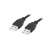 Lanberg - USB-A 2.0 összekötő kábel 1m - CA-USBA-20CU-0010-BK