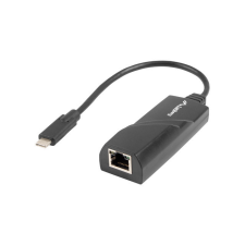  LANBERG USB&quot;&gt;RJ45 ETHERNET ADAPTER HÁLÓZATI KÁRTYA USB-C 3.1 1X RJ45 1GB Kábel kábel és adapter