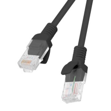 Lanberg UTP CAT6 Patch kábel 3m 10db - Fekete (PCU6-20CC-0300-BK) kábel és adapter