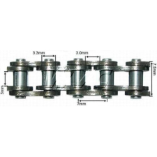  Lánc vékony 71 szemes Pocket Bike lánc, láncszett