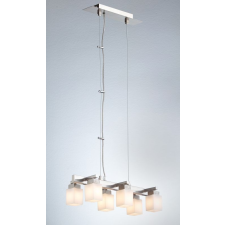 Landlite CL-013-6, modern függeszték 6xG9-40W 230V matt nikkel világítás