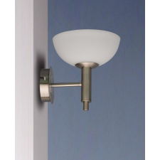 Landlite FLOYD modern fali lámpa 1xG9 40W 230V (matt króm / fehér üveg) világítás