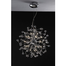 Landlite MONACO, MD2184/24, 24XG4 12V 10W halogén, króm, kristály lámpa világítás