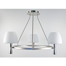 Landlite MW-5362/3C-S-C matt ezüst lámpa E14 foglalattal, max 60W világítás