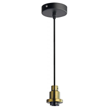 Landlite PL-M-046, E27 Max 60W, 2m kábel, szín: matt barna bronz, függeszték - lámpatest világítás