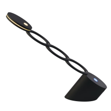 Landlite TLE-041 asztali lámpa, LED, 6W, 200lm, 3000K, fényerőszabályozós, fekete világítás