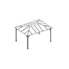 LANIT PLAST tartalék üvegezés pavilonhoz  LANITPLAST 43 bronz PC 6 mm LG3115 kerti bútor