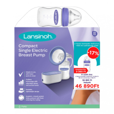 Lansinoh 2 fázisú kompakt elektromos mellszívó + ajándék cumisüveg (160 ml) mellszívó