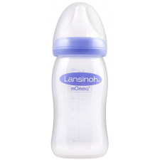 Lansinoh momma Lansinoh cumisüveg közepes folyású cumival, 240ml cumisüveg