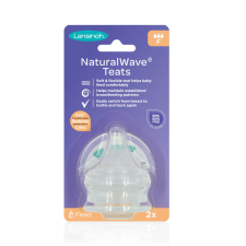 Lansinoh Natural Wave® gyors folyású etetőcumi 6 hó+ 2 db cumi