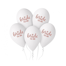Lánybúcsú Bride To Be léggömb, lufi 5 db-os 13 inch (33cm) party kellék
