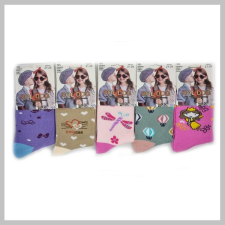 Lányos gyerekzokni 10 pár 5 féle szín Méret 26-31 gyerek zokni