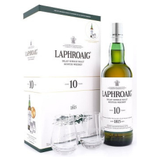  Laphroaig 10 years 40% pdd. + pohár whisky