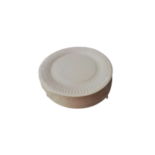 Lapostányér átmérő 18 cm papír fehér 100 db/csomag party kellék