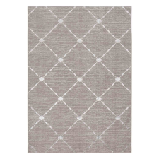 Lara 702 szürke modern rombusz mintás szőnyeg 120x170 cm lakástextília