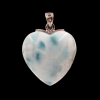 Larimár szív medál