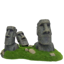  Laroy Group Moai Szobrok Dekoráció, 21 x 12 x 13 cm akvárium dekoráció
