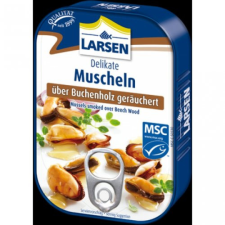 Larsen füstölt kagyló 110 g konzerv