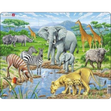 Larsen Maxi LA-FH9 Forma puzzle 65 db Állatvilág (7023852115800) puzzle, kirakós