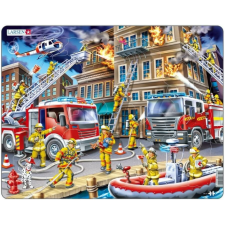 Larsen Maxi Puzzle 45 db-os US21 - Tűzoltók akcióban puzzle, kirakós