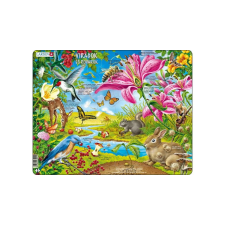 Larsen Maxi Puzzle 55 db-os - Virágok és rovarok puzzle, kirakós
