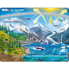 Larsen Maxi Puzzle 69 db-os - Éghajlatunk és az üvegházhatás puzzle, kirakós