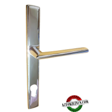 Lartech-Maestro Mantova Biztonsági Fényes Króm 90 mm PZ zár és alkatrészei