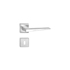 Lartech-Maestro Pop Kilincsgarnitúra Négyzetrozettás Szatén Króm Felület BB zár és alkatrészei